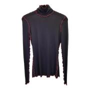Pre-owned Polyester tops Proenza Schouler Pre-owned , Black , Dames