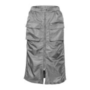 Elastische Taille Rok Pewter Lounge Nine , Gray , Dames