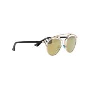 Pre-owned Metal sunglasses Dior Vintage , Yellow , Dames