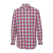 Geruite Katoenen Overhemd Ralph Lauren , Multicolor , Heren
