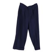 Pre-owned Wool bottoms Marni Pre-owned , Blue , Dames