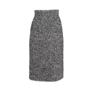Pre-owned Wool bottoms Dolce & Gabbana Pre-owned , Gray , Dames