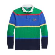 Gestreept Poloshirt Groen Katoen Geborduurd Ralph Lauren , Multicolor ...