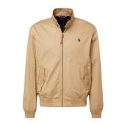 Bruine Harrington jack met icoonlogo Ralph Lauren , Beige , Heren