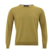 Cashmere Crewneck Sweater Gran Sasso , Green , Heren