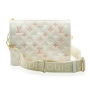 Pre-owned Leather crossbody-bags Louis Vuitton Vintage , Beige , Dames