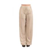 Damesmode Broek Emporio Armani , Beige , Dames