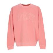 Zware Crew Fleece Sweatshirt Obey , Pink , Heren
