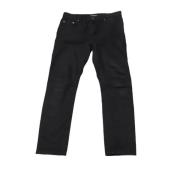 Pre-owned Cotton bottoms Yves Saint Laurent Vintage , Black , Heren