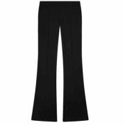 Wide Trousers Dondup , Black , Dames