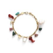 Armband met 11 Unieke Bedels Anni Lu , Multicolor , Dames