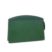 Pre-owned Leather louis-vuitton-bags Louis Vuitton Vintage , Green , D...