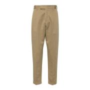 Beige Katoenen Rebel Broek PT Torino , Beige , Heren