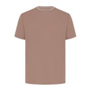 Zachte Duifgrijze Katoenen T-Shirt Kiton , Brown , Heren