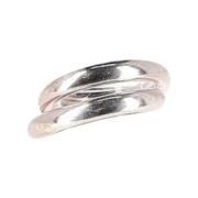 Pre-owned Metal rings Hermès Vintage , Gray , Dames