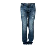 Slim Fit Rits Detail Jeans Guess , Blue , Heren