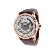 Pre-owned Rose Gold watches Cartier Vintage , Gray , Heren