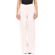 Leather Trousers Pinko , Pink , Dames