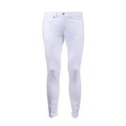 George Bull Skinny Fit Jeans Dondup , White , Heren