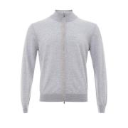 Grijze Cardigan Sweater Gran Sasso , Gray , Heren