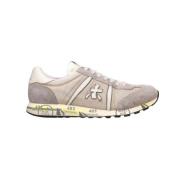 Lage Lucy sneakers in beige en taupe Premiata , Multicolor , Heren