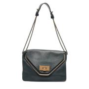 Pre-owned Leather shoulder-bags Chloé Pre-owned , Green , Dames