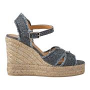 Handgemaakte Espadrilles met Open Teen Castañer , Multicolor , Dames