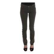 Groene Slim Fit Jeans Costume National , Gray , Dames
