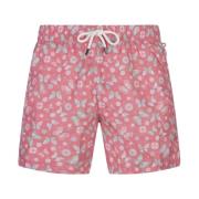 Vlinderprint Zwemshorts Roze Fedeli , Pink , Heren