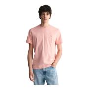 Schild T-shirt Top Gant , Pink , Heren