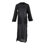 Pre-owned Wool dresses Yves Saint Laurent Vintage , Black , Dames