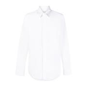 Slim Fit Wit Overhemd Lanvin , White , Heren