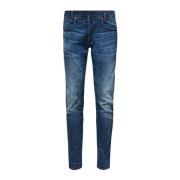 Slim 5-Pocket Jeans D-Staq G-star , Blue , Heren