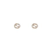 Ybd729408001 - Oorbellen in 18kt roze goud en diamanten Gucci , Yellow...