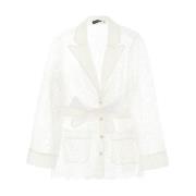 Casual Katoenen Overhemd voor Mannen Dolce & Gabbana , White , Dames