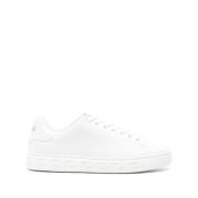Witte Sneakers met Greca Details Versace , White , Heren
