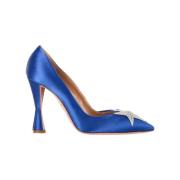 Pre-owned Fabric heels Aquazzura Pre-owned , Blue , Dames