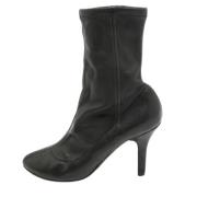 Pre-owned Leather boots Dolce & Gabbana Pre-owned , Black , Dames