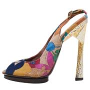 Pre-owned Velvet sandals Missoni Pre-owned , Multicolor , Dames