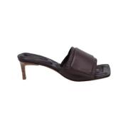 Pre-owned Leather sandals Jacquemus Pre-owned , Brown , Dames
