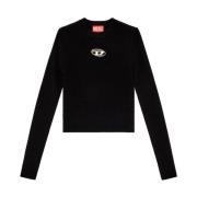 Zwarte Sweater Collectie Diesel , Black , Dames