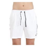 Witte Beachwear Shorts Tape Nike , White , Heren