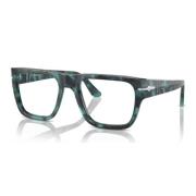 Blue Havana Eyewear Frames 0PO 3348V Persol , Blue , Unisex