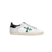 Groene Sneakers met Witte Details Premiata , Multicolor , Heren