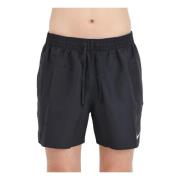 Zwarte Strand Shorts Tape Nike , Black , Heren