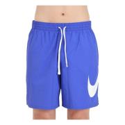 Blauwe Zeekleding Shorts voor Mannen Nike , Blue , Heren