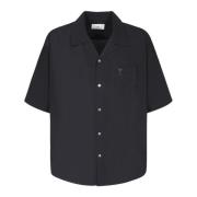 Zwarte T-shirts & Polos Ss24 Ami Paris , Black , Heren