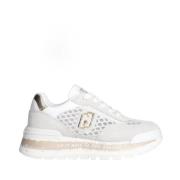 Witte/Gouden Lichtgewicht Sneakers voor Vrouwen Liu Jo , Multicolor , ...
