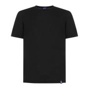 Klassieke T-Shirt Collectie Drumohr , Black , Heren
