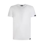 95%Co 5%Ea T-Shirt Dsquared2 , White , Heren